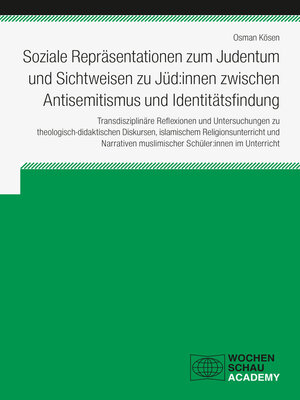 cover image of Soziale Repräsentationen zum Judentum und Sichtweisen zu Jüd